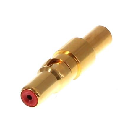 Molex Fct Coaxial Contact, Male, Straight, Crimp, 75 Ohms, 1.30Microm Gold Plating 1727040128